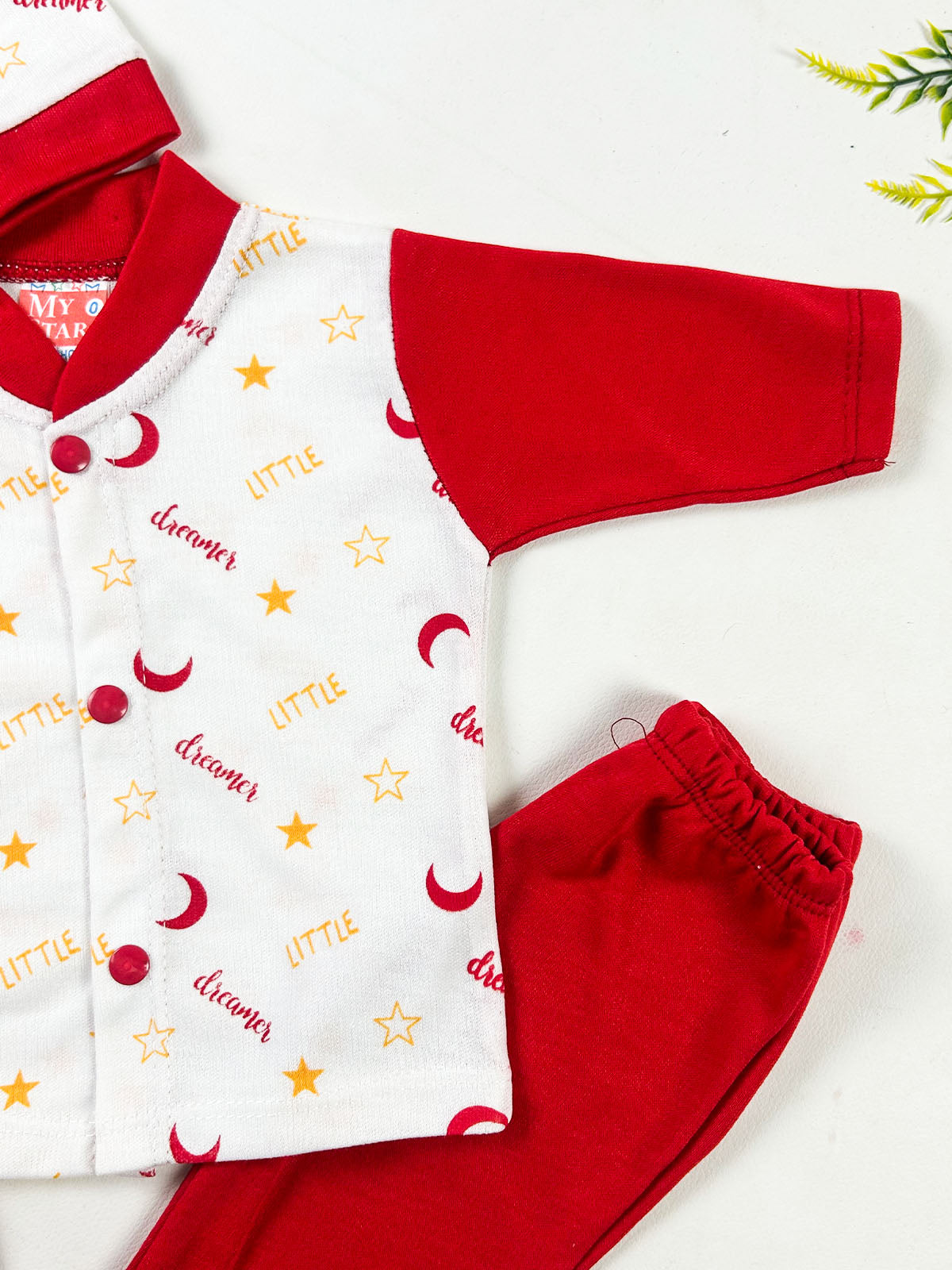 0Mth - 3Mth Little Dreams Red 5Pcs Gift Set For Newborn NBGS422