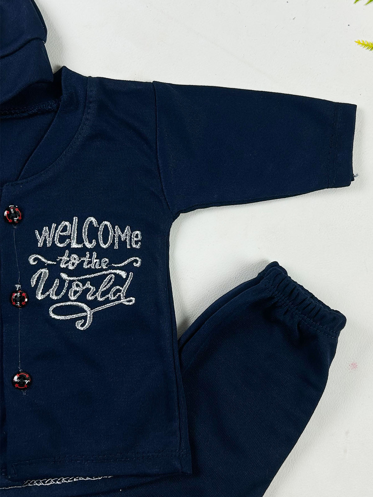 0Mth - 3Mth WTW Blue 5Pcs Gift Set For Newborn NBGS424