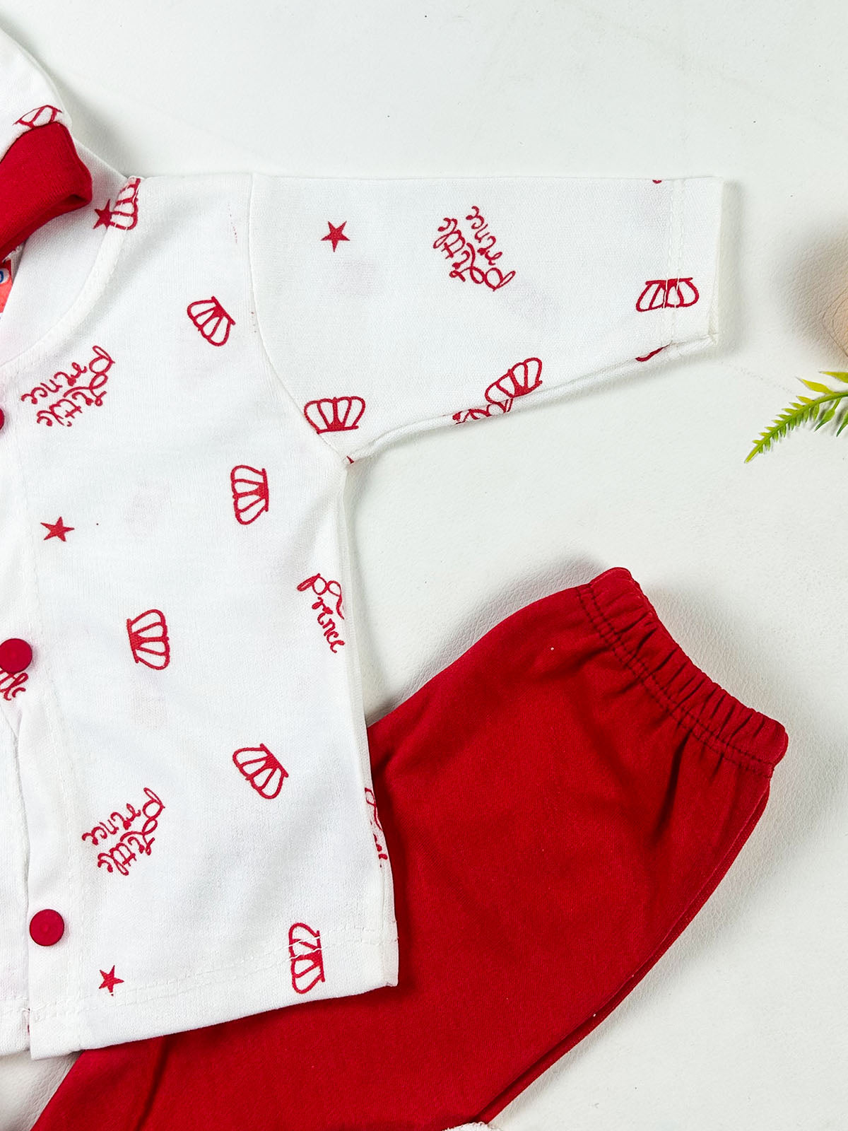 0Mth - 3Mth Prince Red 6Pcs Gift Set For Newborn NBGS419