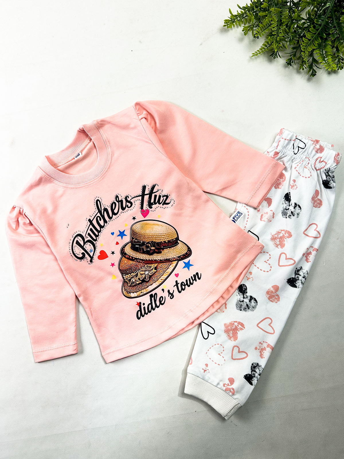 1Yr - 4Yrs BH Peach Pink Suit For Girls GS611