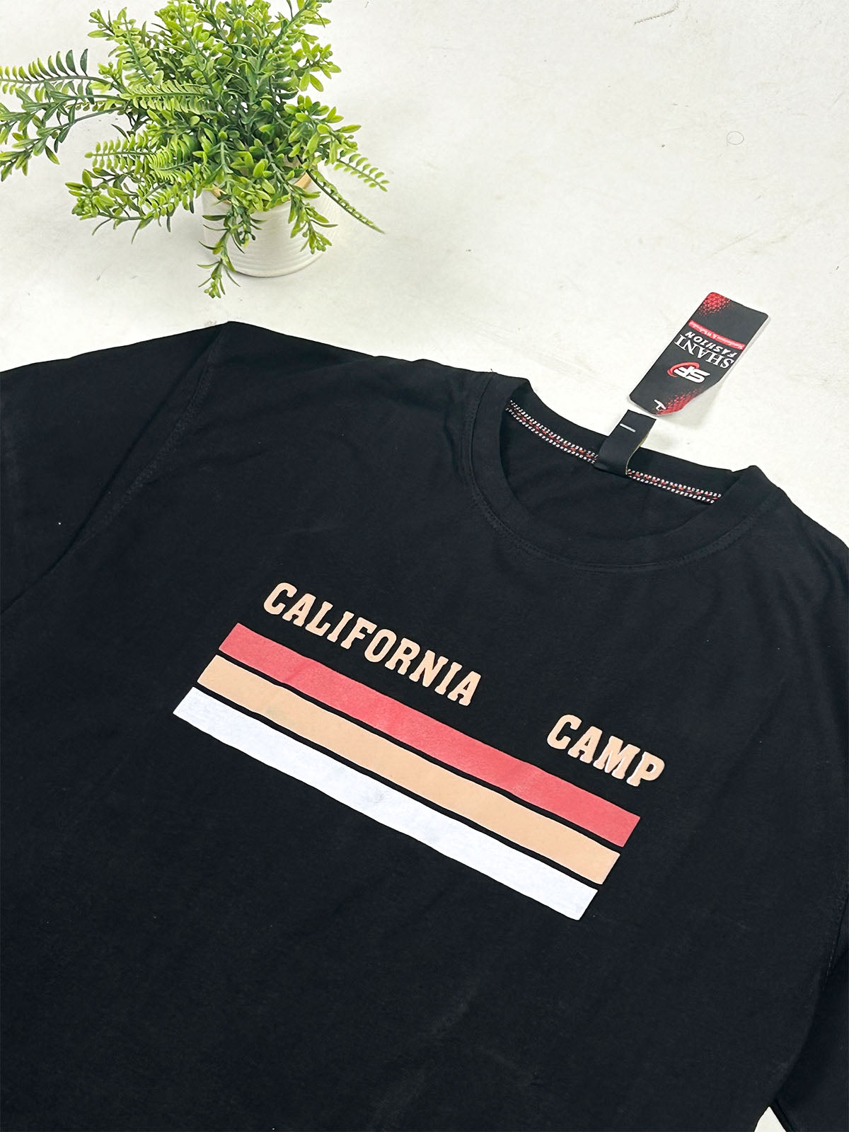 Black Drop Shoulder T-Shirt For Men's MTS510
