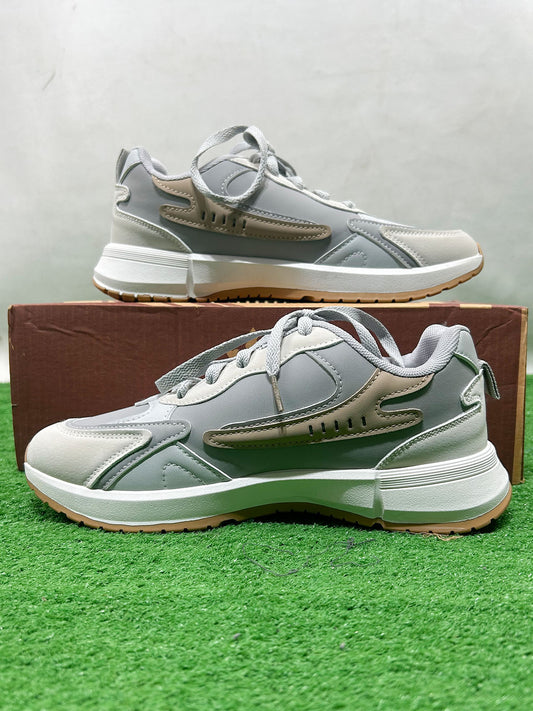 Light Grey Casual Sneakers For Men MJS217