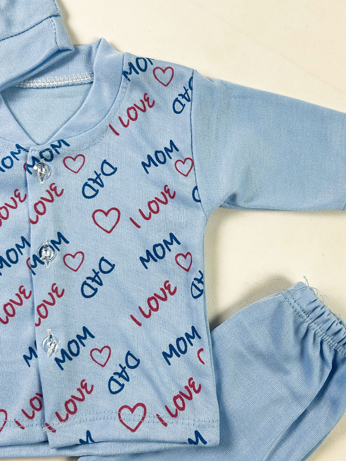 0Mth - 3Mth Love U Mom Blue 5Pcs Gift Set For Newborn NBGS416