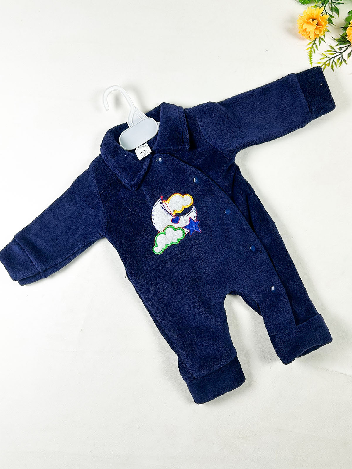 0Mth - 3Mth Blue Romper For Newborn NBR175