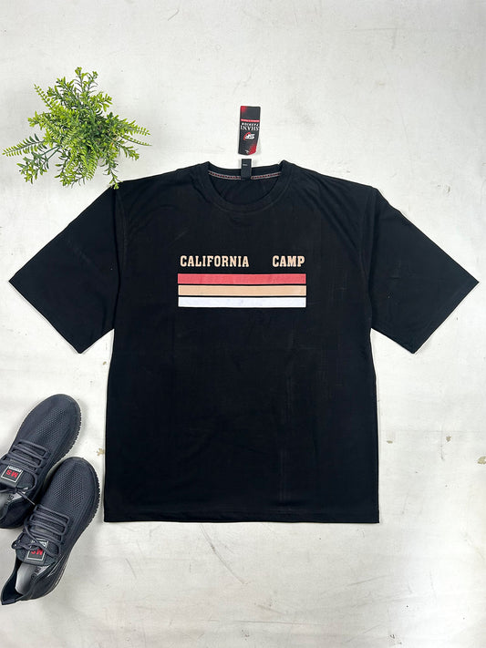 Black Drop Shoulder T-Shirt For Men's MTS510