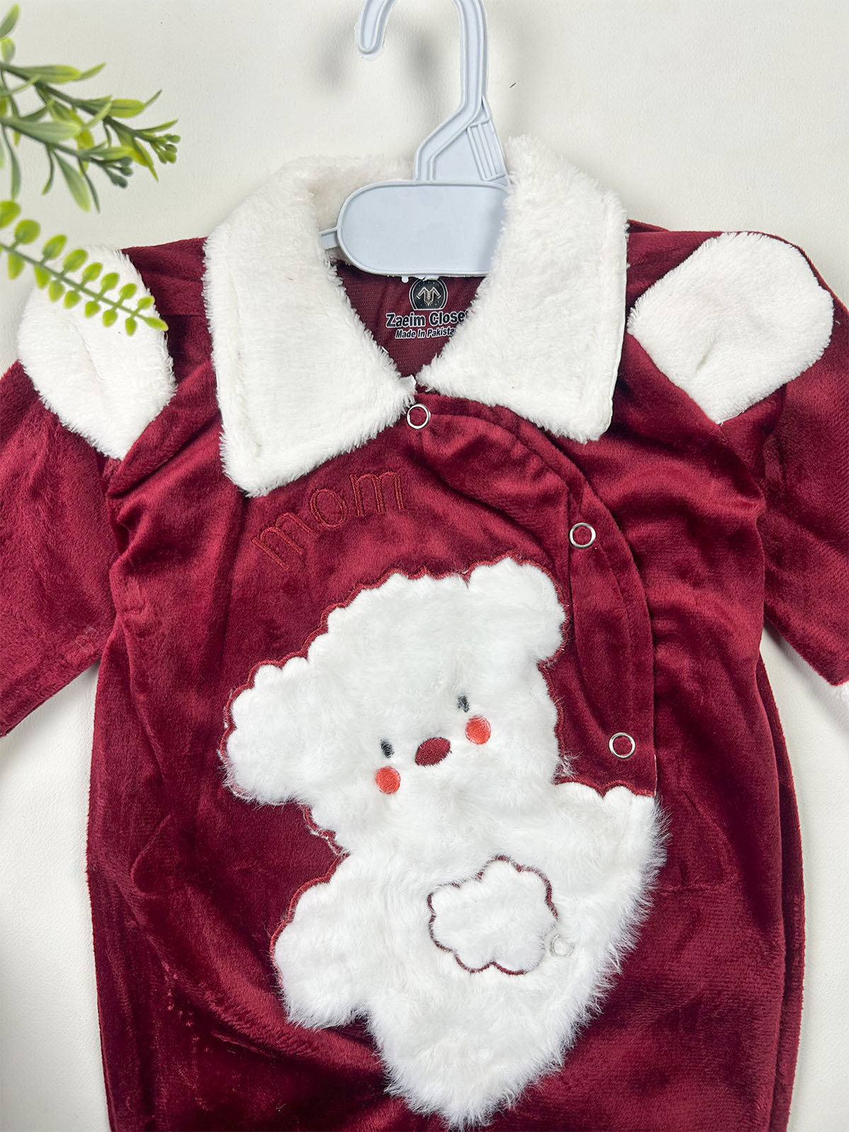 0Mth - 3Mth Red Romper For Newborn NBR163