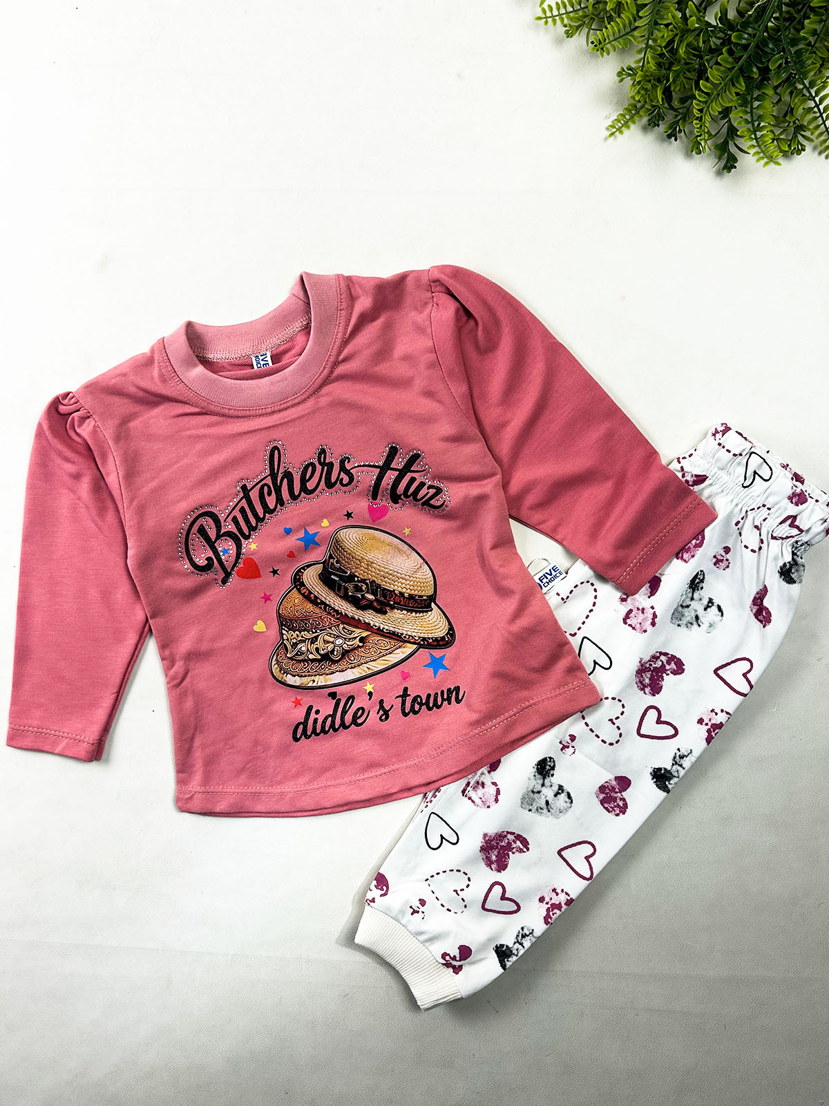 1Yr - 4Yrs BH Dusty Rose Suit For Girls GS612