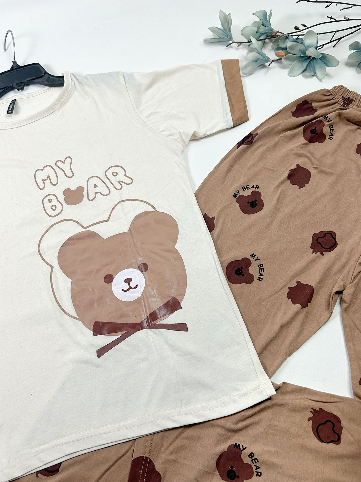 Bear Night Suit For Women/Girls WNS77