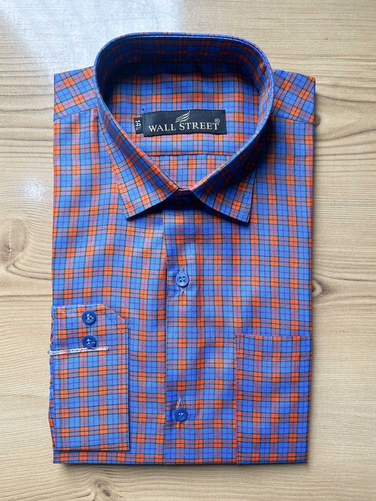 MFS667 RB Checks Formal Dress Shirt For Men