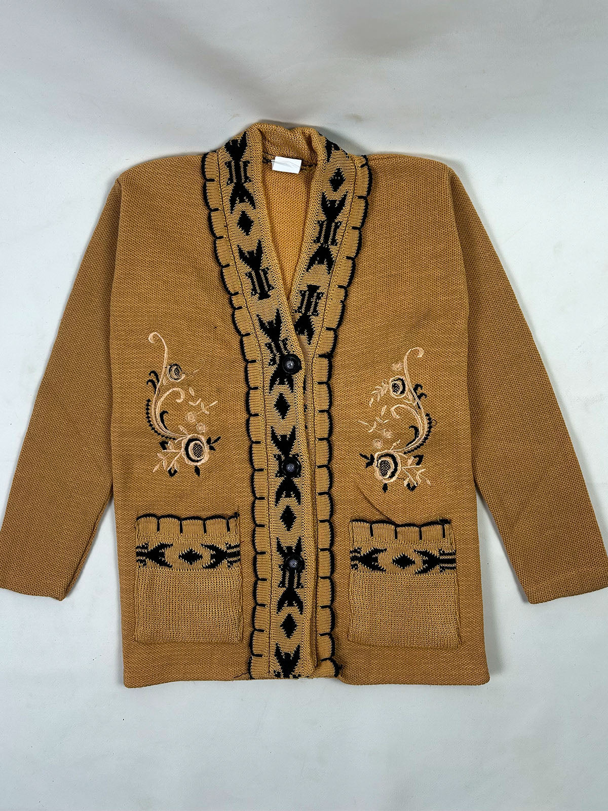5Yrs - 7Yrs Light Fawn Sweater For Girls GS06