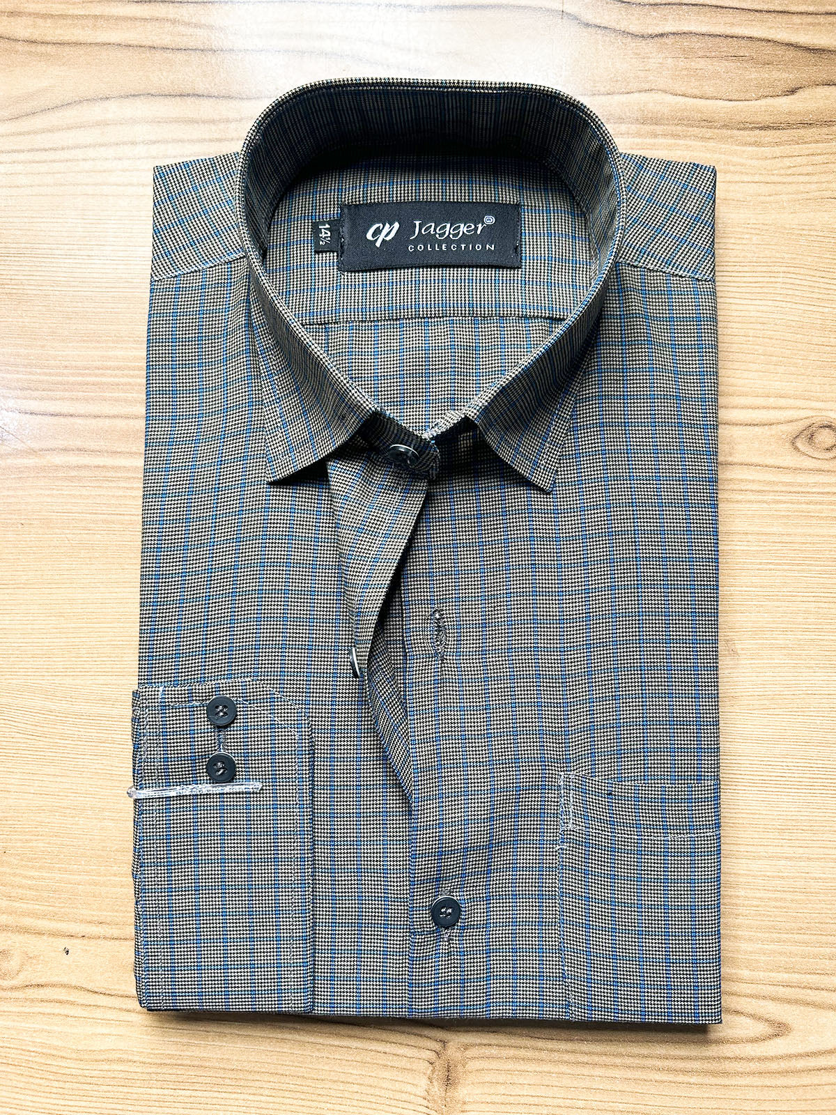 MFS694 Men's Formal Dress Shirt RB Checks