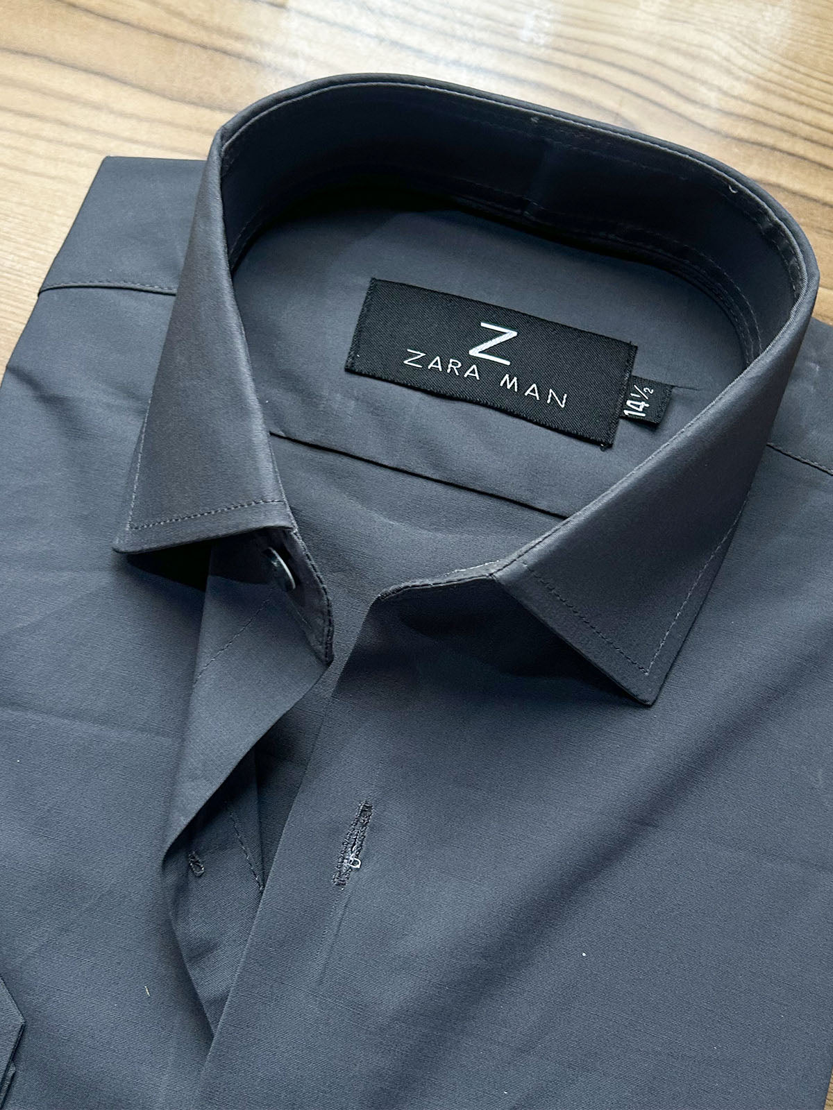 MFS698 Slate Grey Formal Dress Shirt For Men