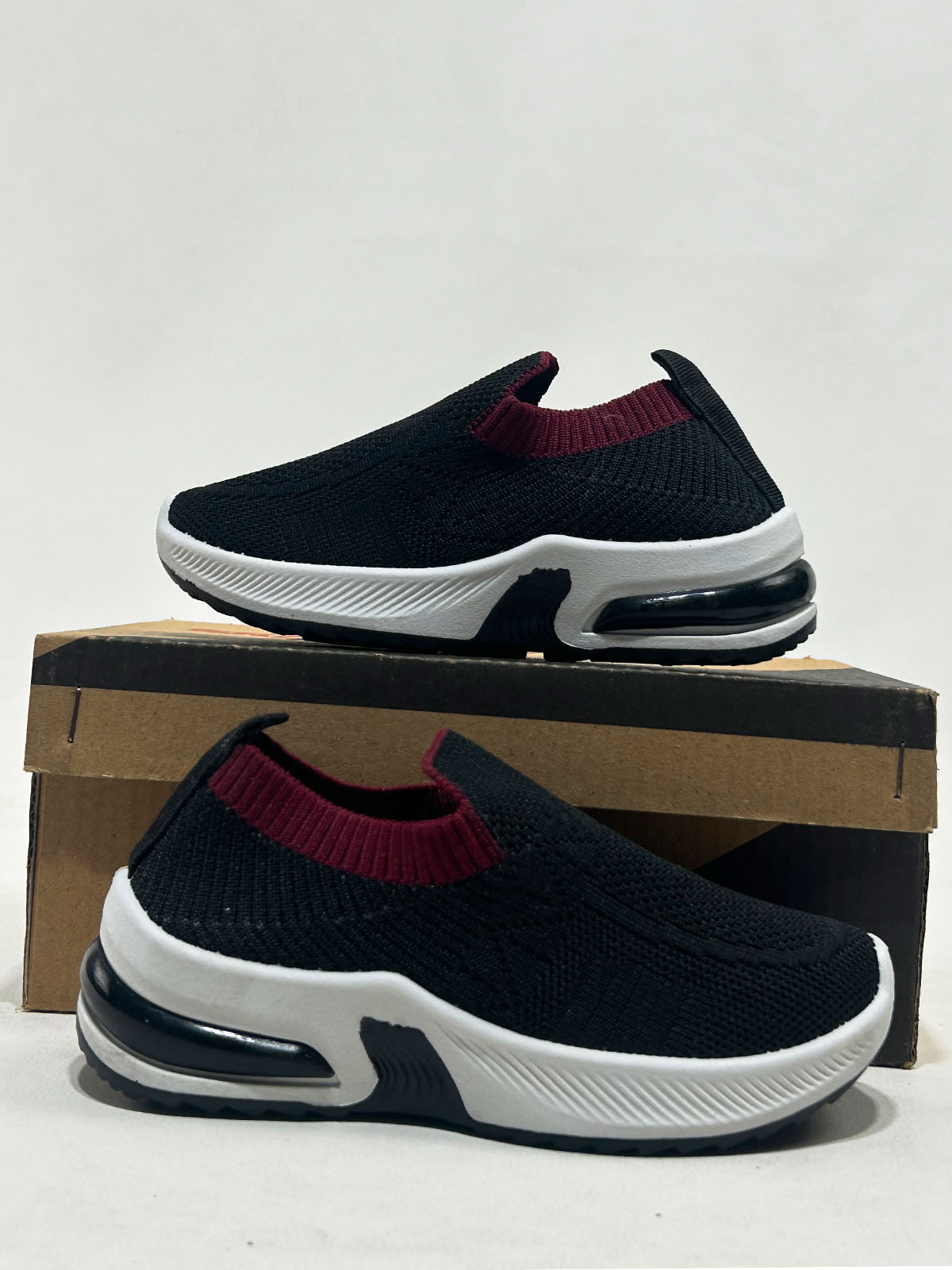 2Yrs - 12Yrs Black Casual Sneakers For Kids BJ60