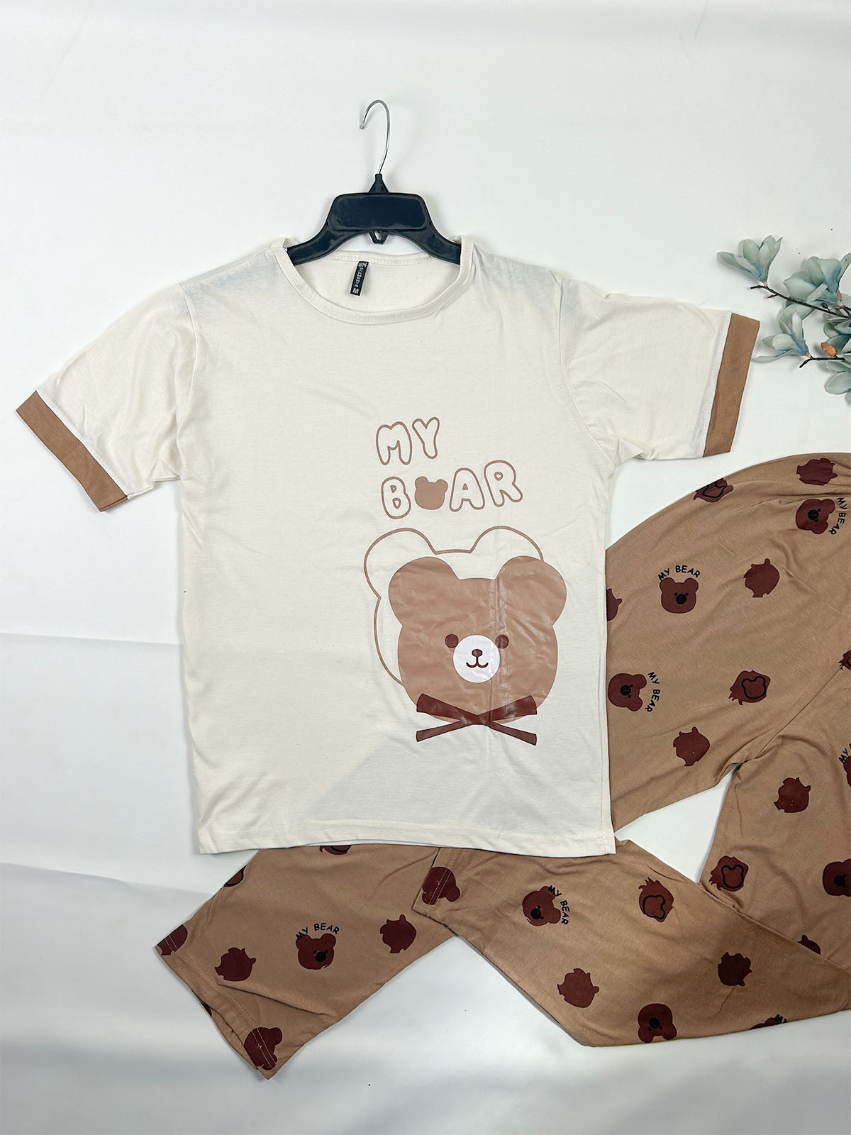 Bear Night Suit For Women/Girls WNS77