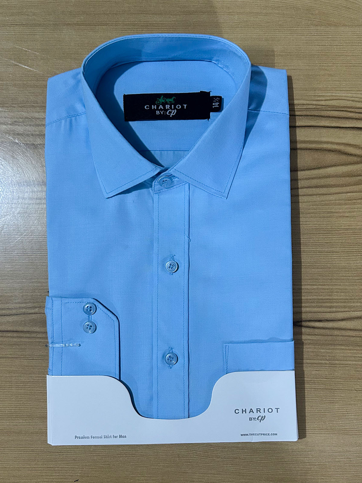 MFS657 Plain Formal Dress Shirt Sky Blue