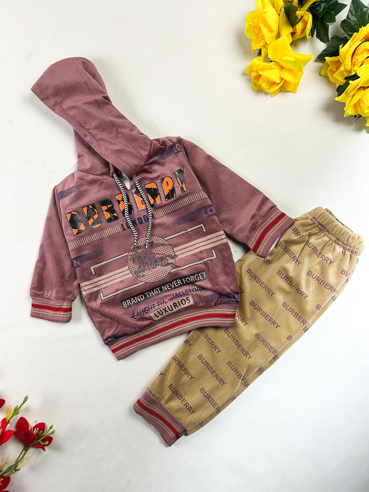 2Yrs - 5Yrs BRB Light Peach Suit For Kids BS814