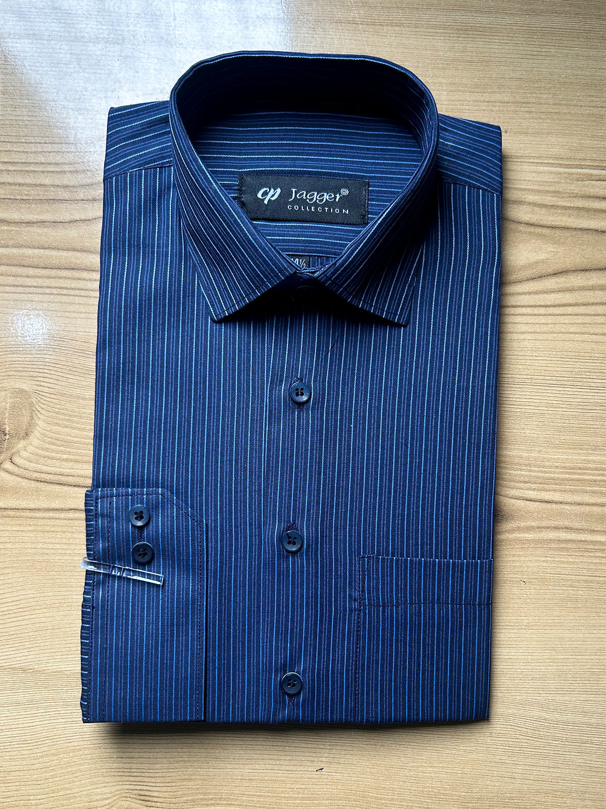 MFS638 Blue Formal Dress Shirt For Men