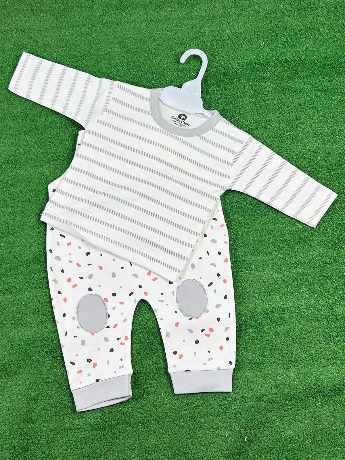 3Mth - 9Mth Winter Grey Romper For Newborn ZG NBR87