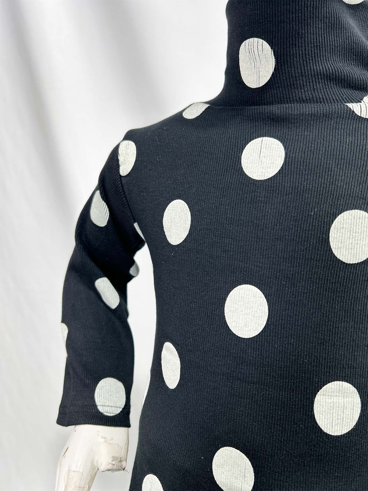 1.5Yr - 5Yrs Black High Neck For Girls TB GHN08