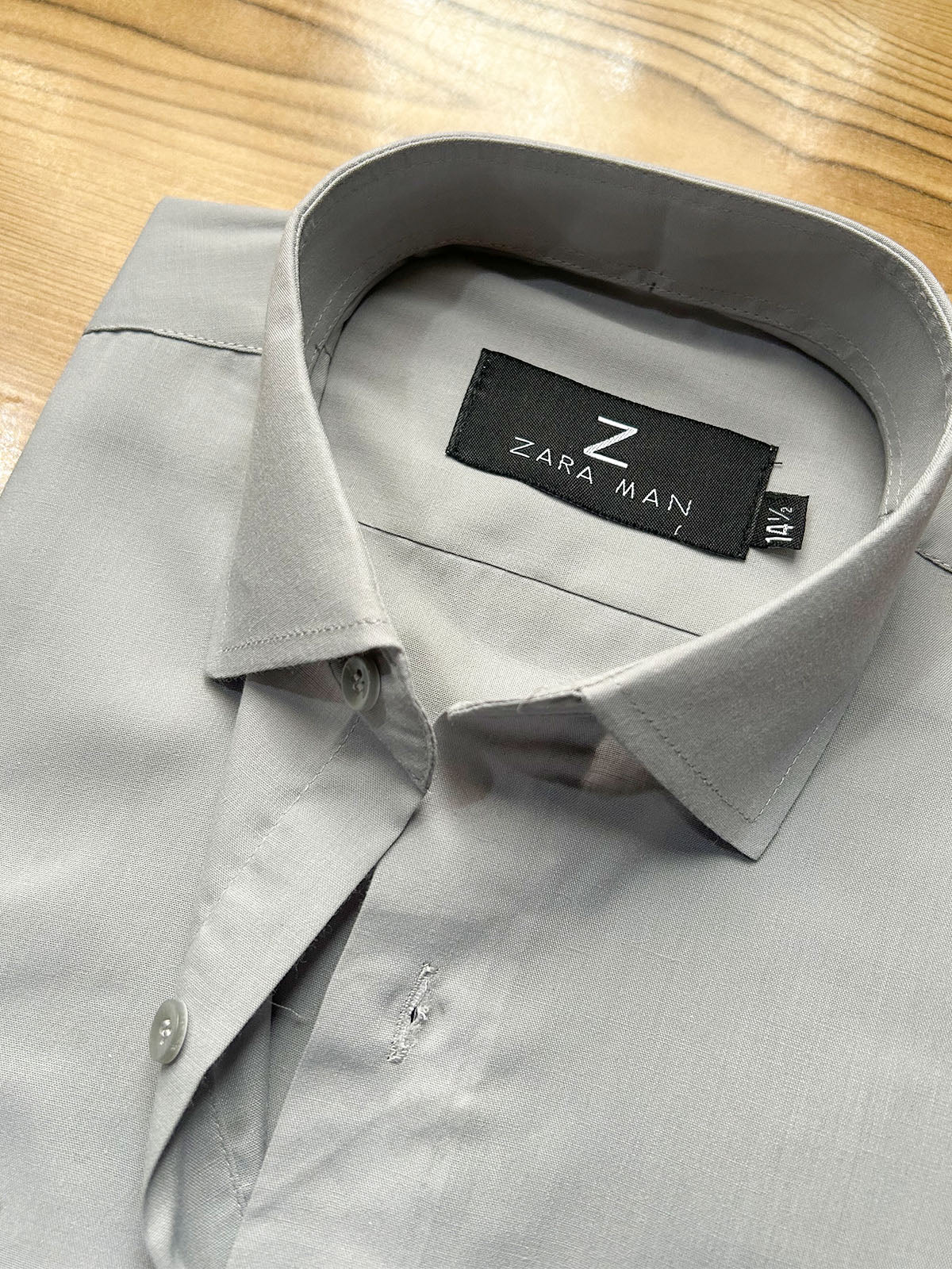 MFS697 Light Grey Formal Dress Shirt For Men