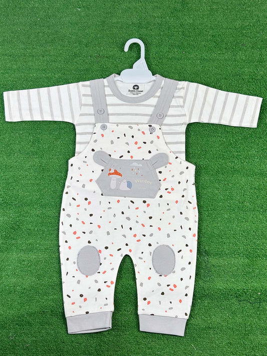 3Mth - 9Mth Winter Grey Romper For Newborn ZG NBR87