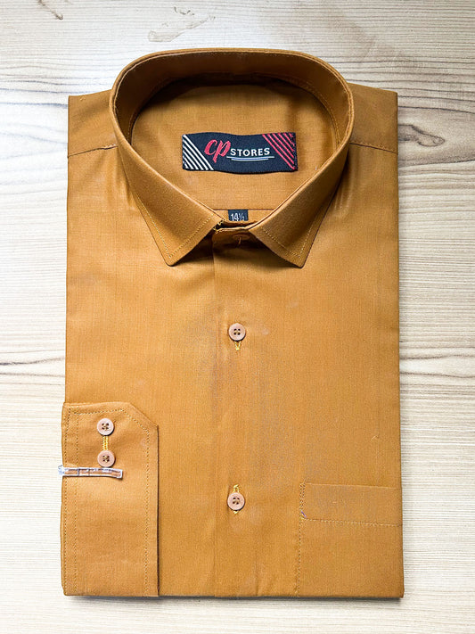MFS701 Rust Formal Dress Shirt For Men