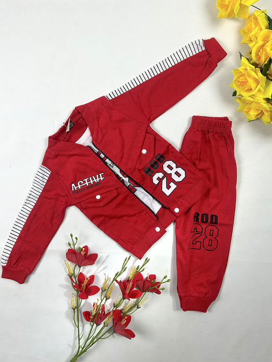 1Yr - 4Yrs ROD 28 Red Suit For Kids BS769