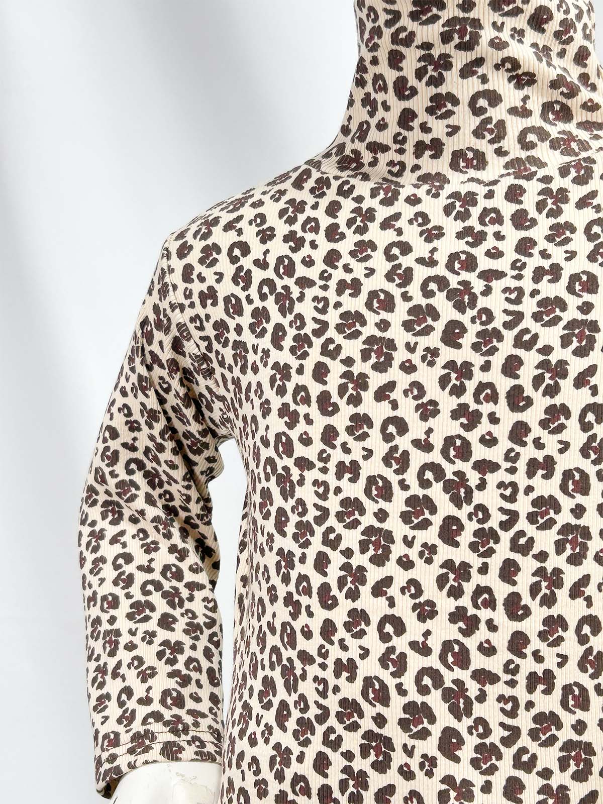 1.5Yr - 5Yrs Brown Floral High Neck For Girls TB GHN09