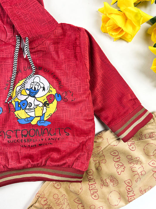 2Yrs - 5Yrs Donald Red Suit For Kids BS807