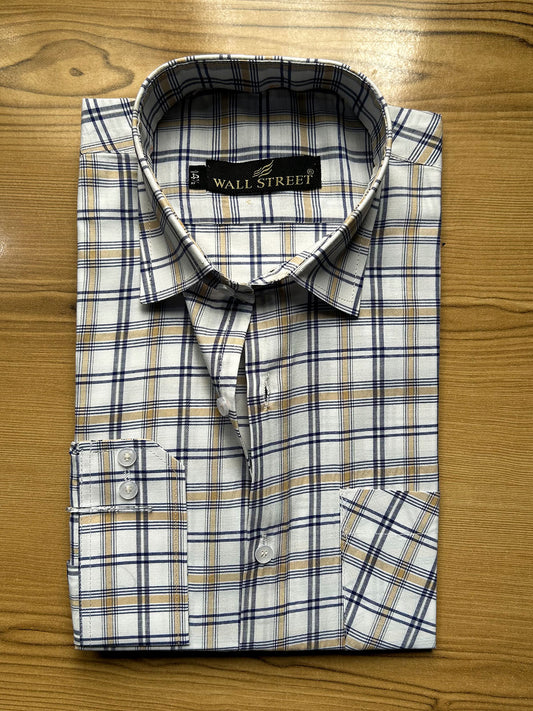 MFS625 Multi Lined Formal Dress Shirt For Men