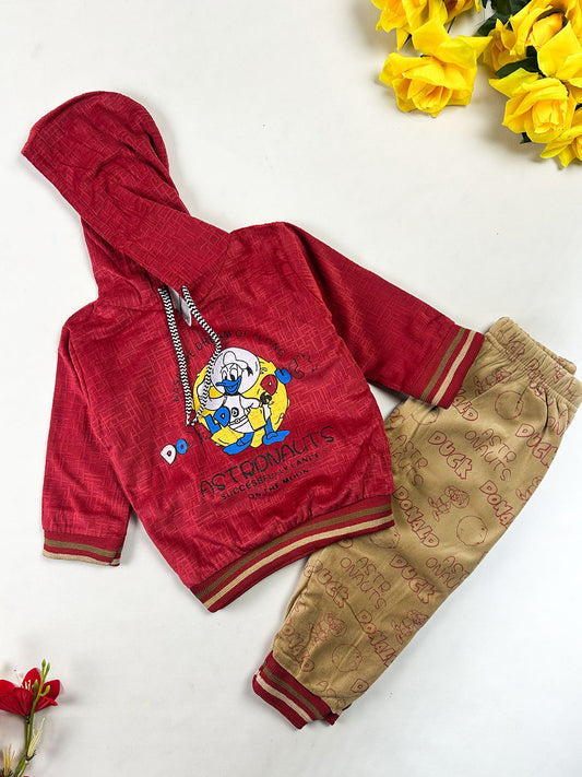 2Yrs - 5Yrs Donald Red Suit For Kids BS807