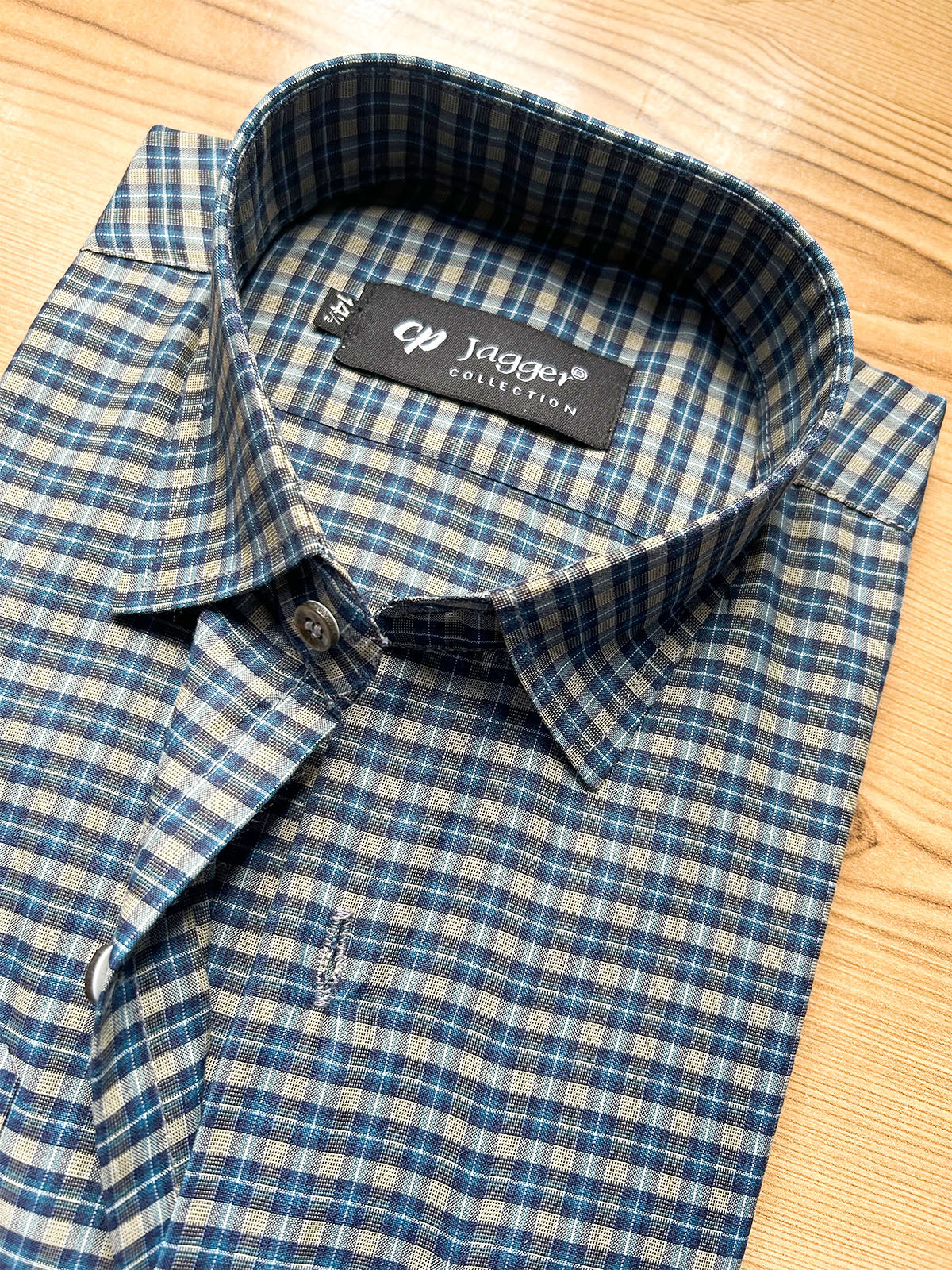 MFS691 Men's Formal Dress Shirt GB Checks