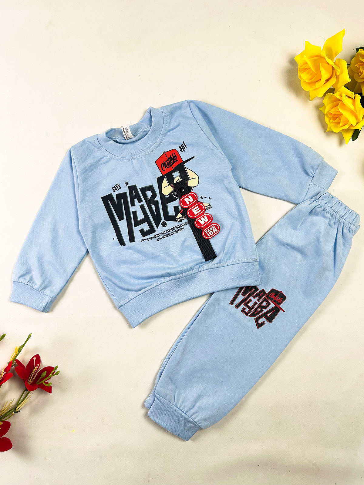1Yr - 4Yrs MB Sky Blue Suit For Kids BS774