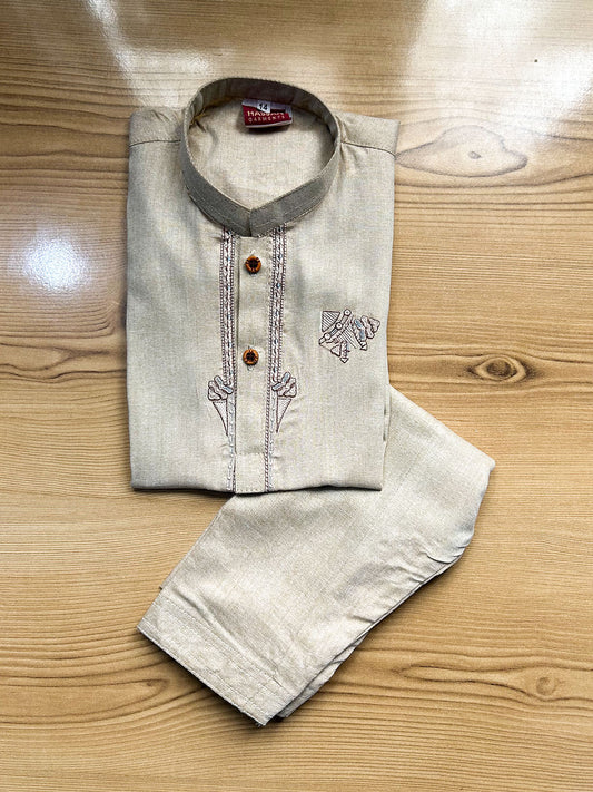 2Yrs - 14Yrs Kameez Shalwar Suit For Boys BKS217