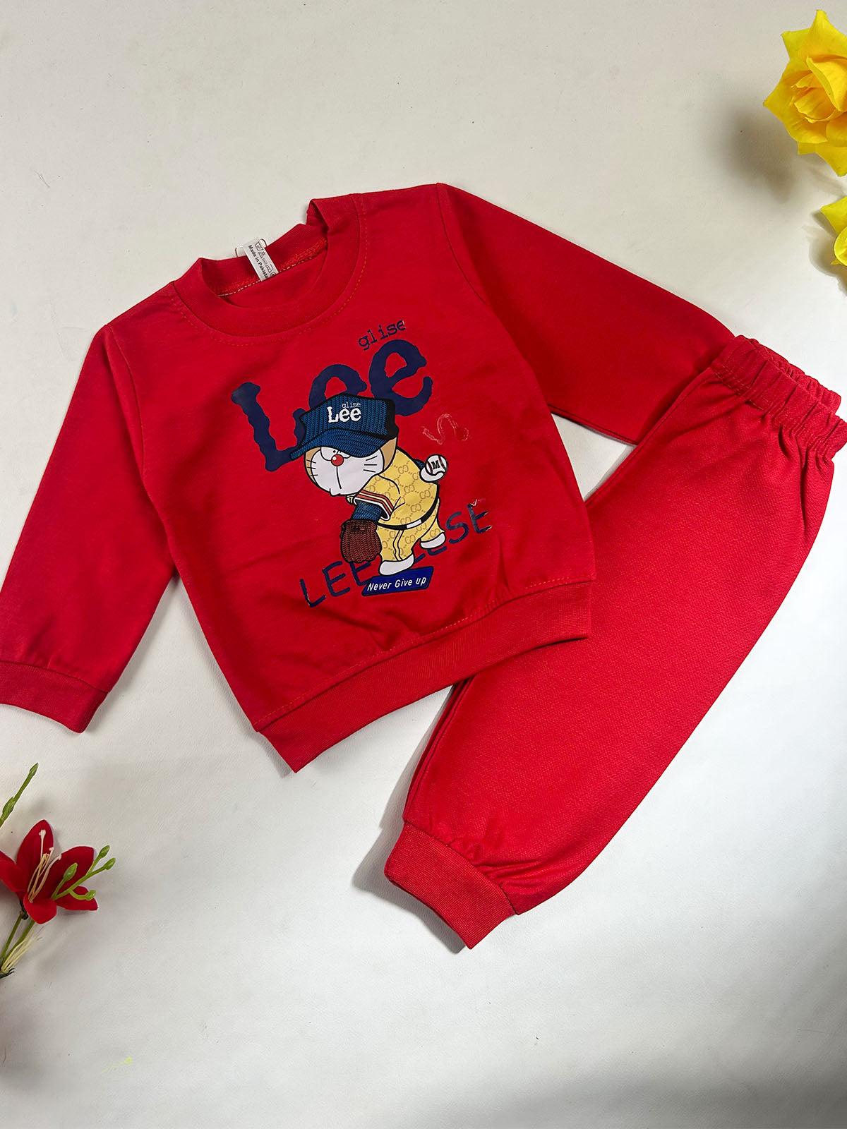 1Yr - 4Yrs Lee Red Suit For Kids BS780