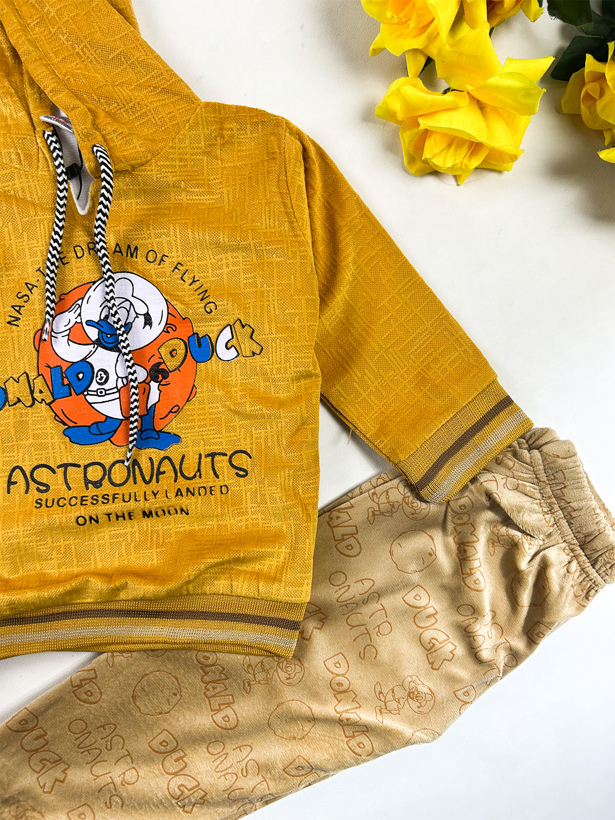 2Yrs - 5Yrs Donald Yellow Suit For Kids BS809