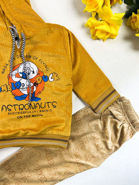 2Yrs - 5Yrs Donald Yellow Suit For Kids BS809