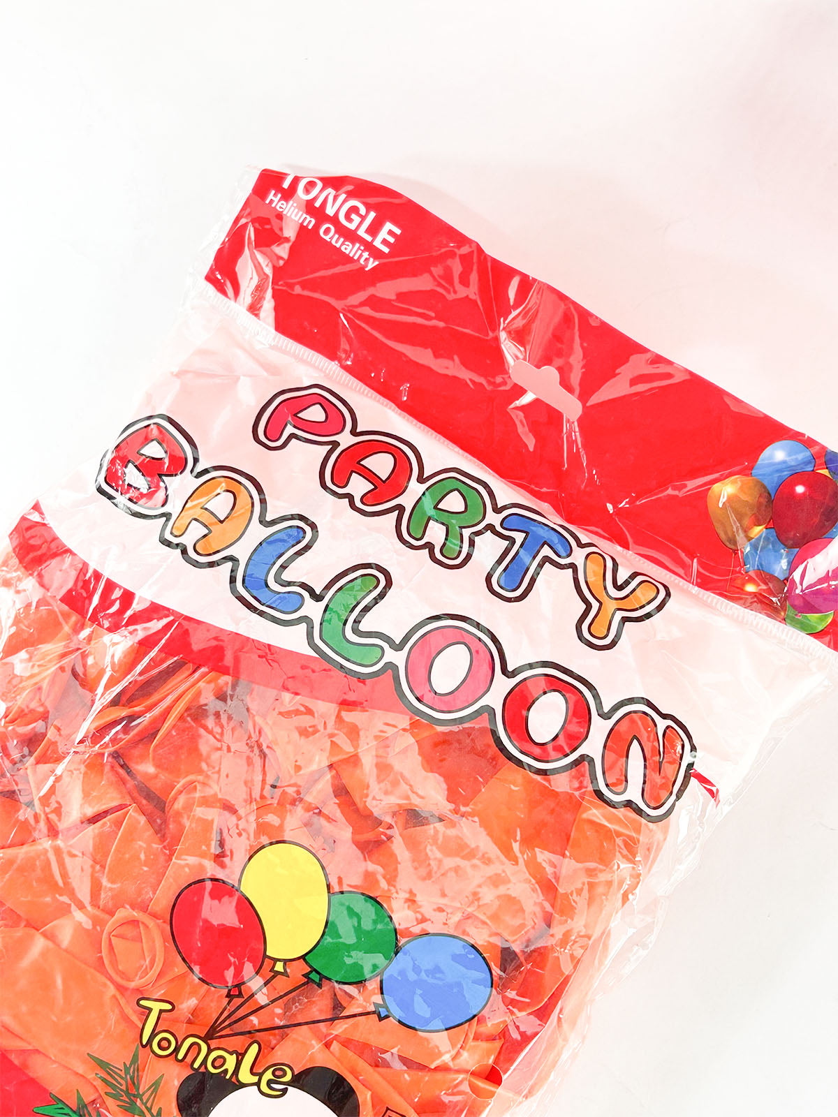Orange Party Balloons - 100 Pcs