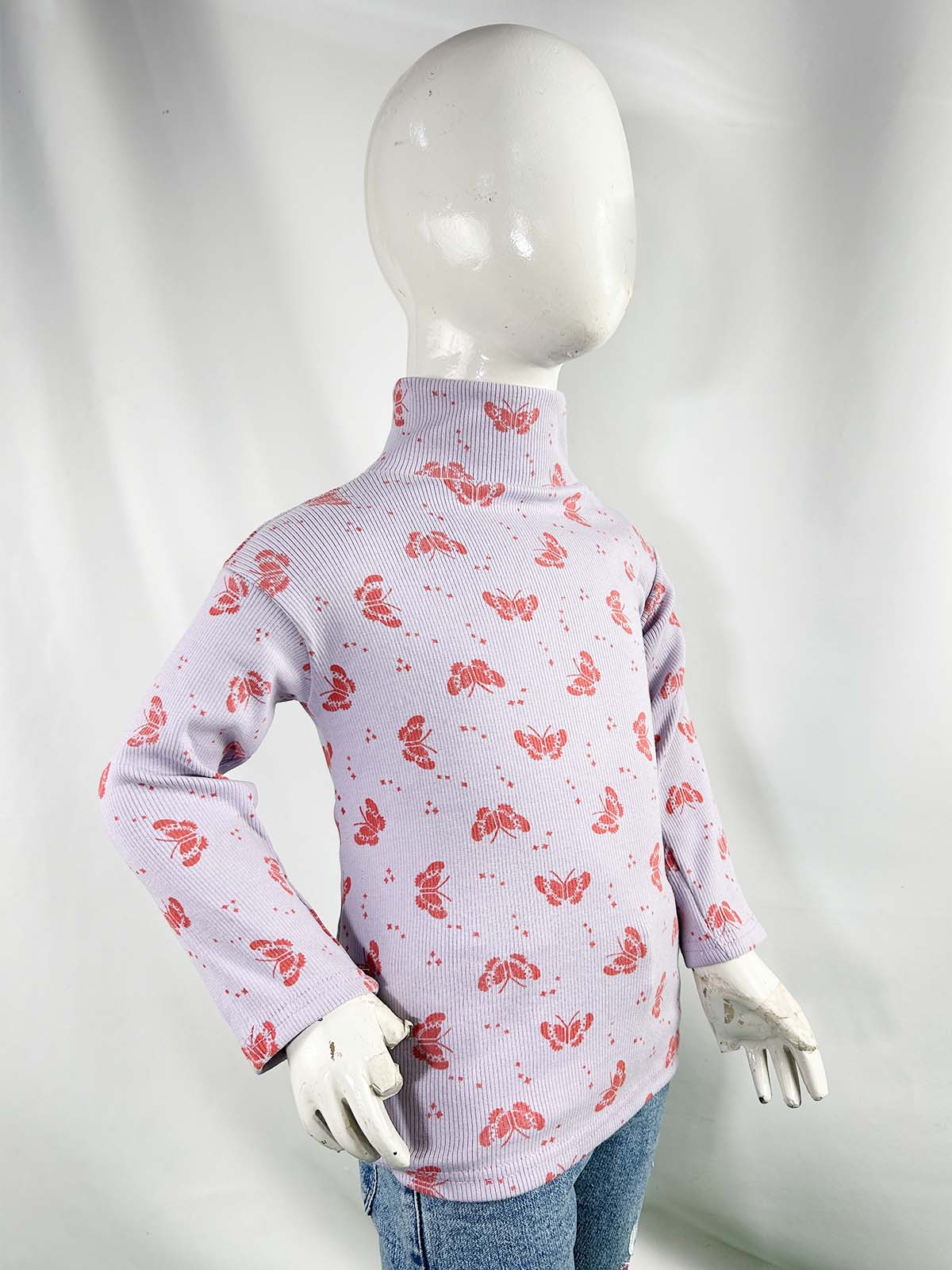 1.5Yr - 5Yrs Purple High Neck For Girls TB GHN11