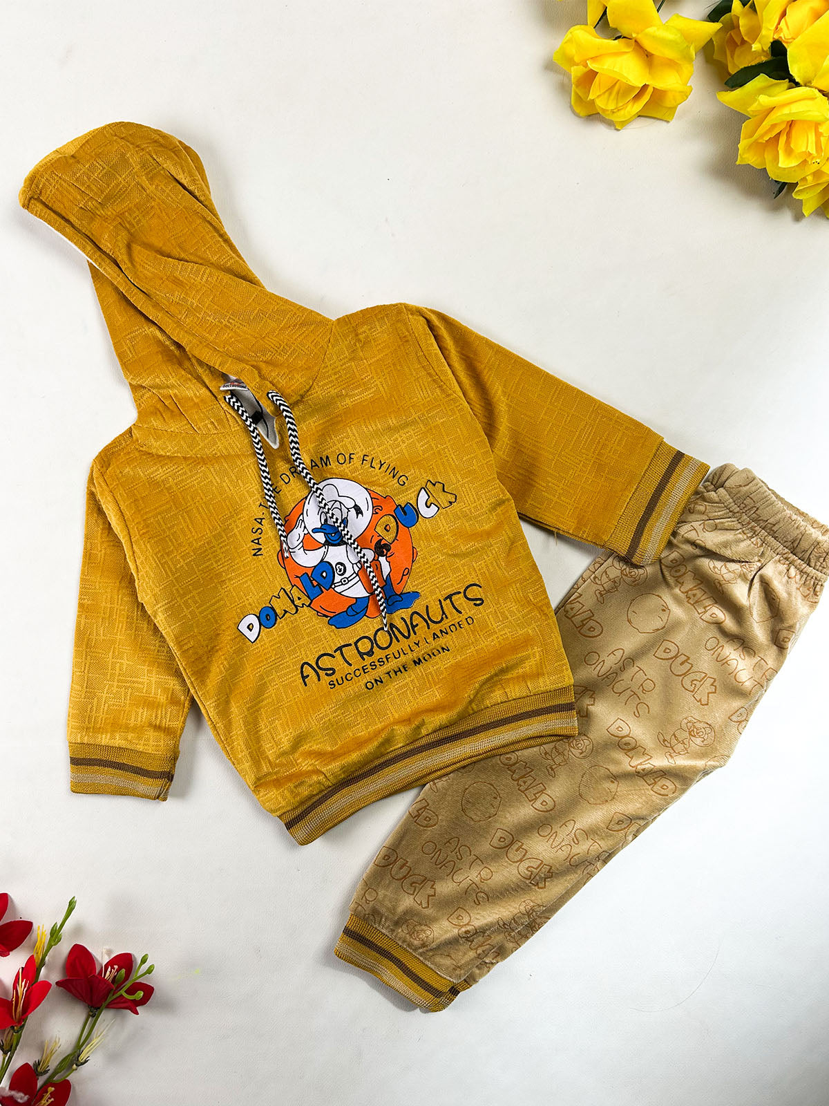 2Yrs - 5Yrs Donald Yellow Suit For Kids BS809