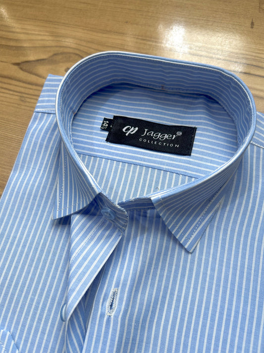 MFS707 Blue Lines Formal Dress Shirt For Men