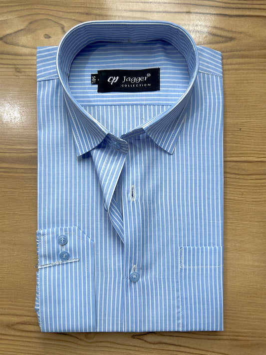 MFS707 Blue Lines Formal Dress Shirt For Men