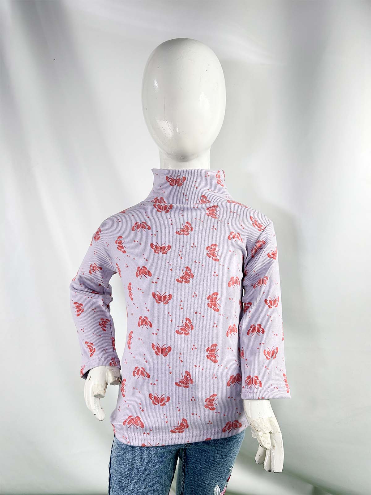 1.5Yr - 5Yrs Purple High Neck For Girls TB GHN11