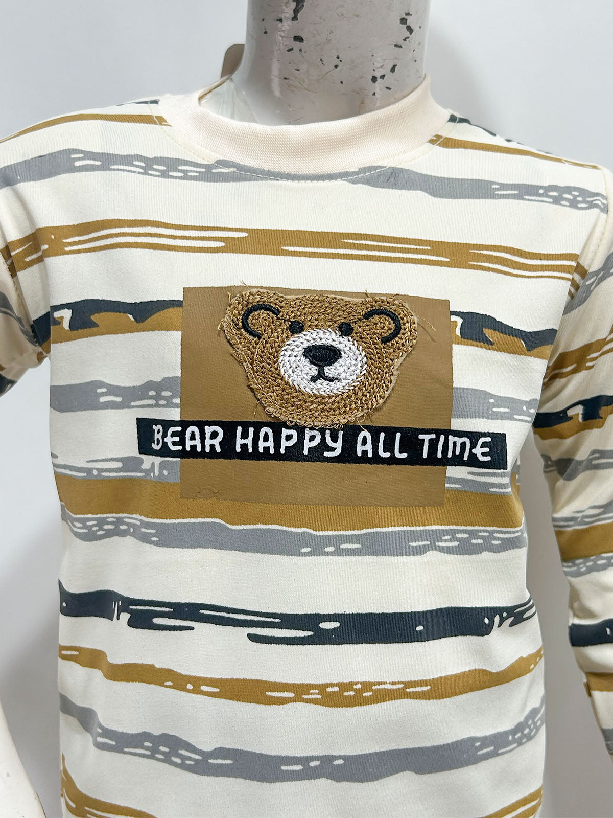 1Yr - 4Yrs Bear Dark Yellow Suit For Kids BS784