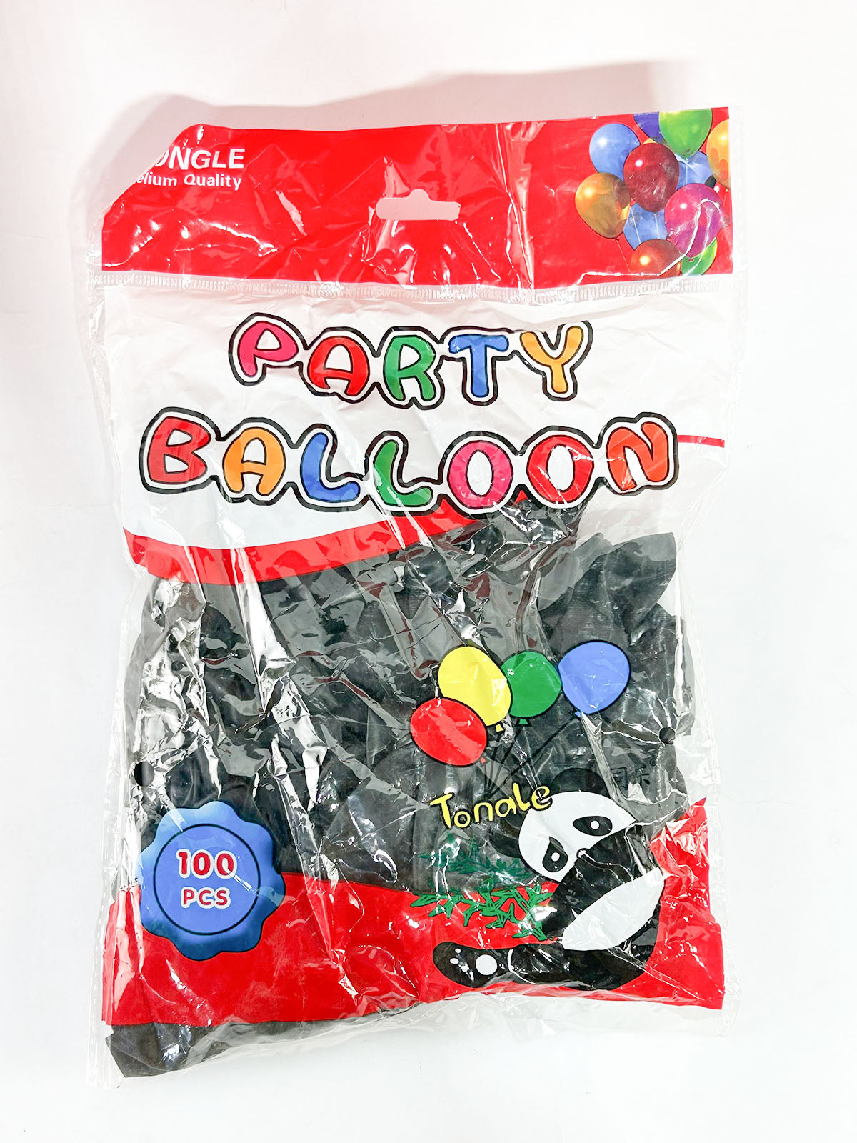 Black Party Balloons - 100 Pcs