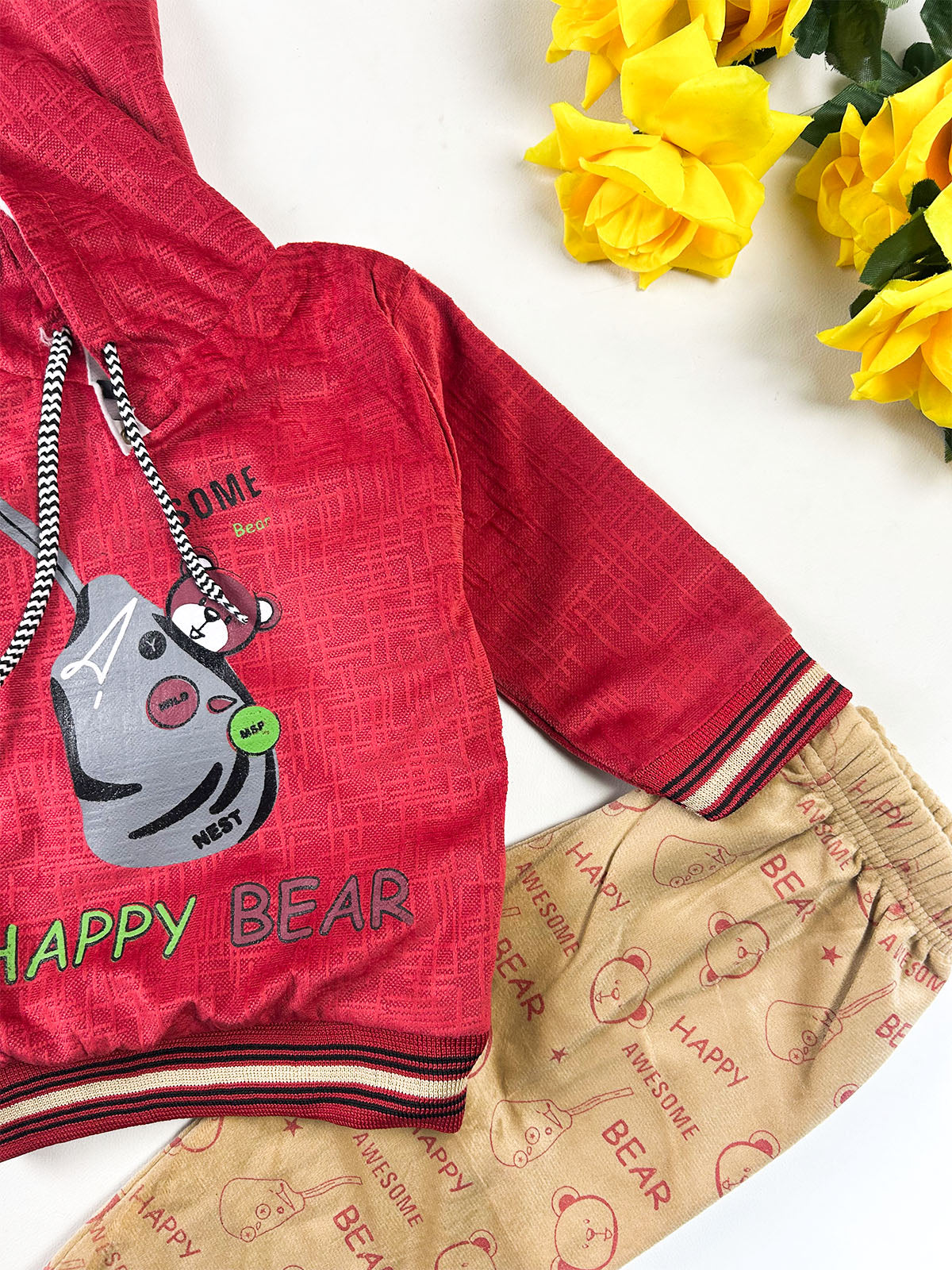 2Yrs - 5Yrs HB Red Suit For Kids BS819