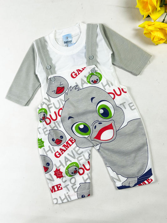 3Mth - 9Mth Grey Romper For Newborn NBR177