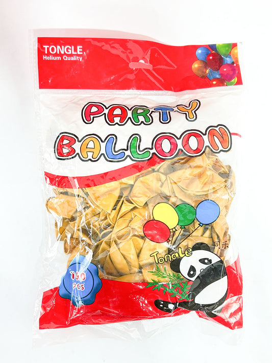 Yellow Party Balloons - 100 Pcs