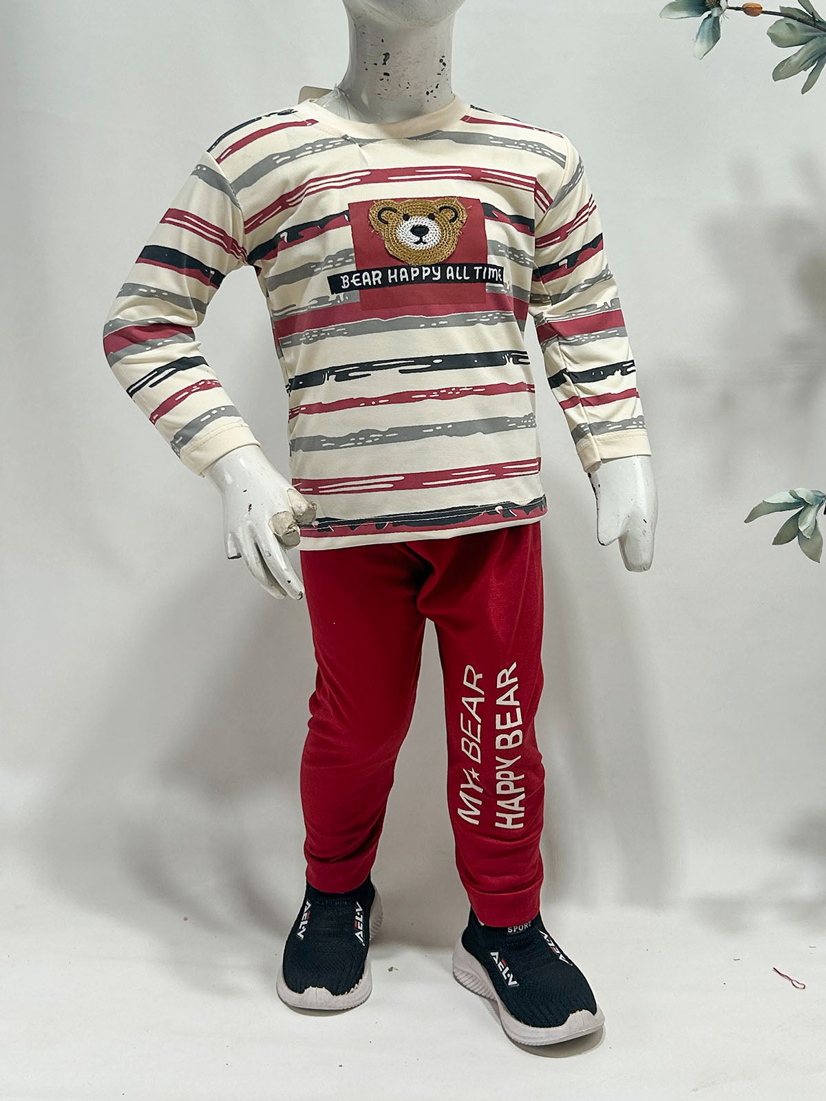 1Yr - 4Yrs Bear Red Suit For Kids BS785