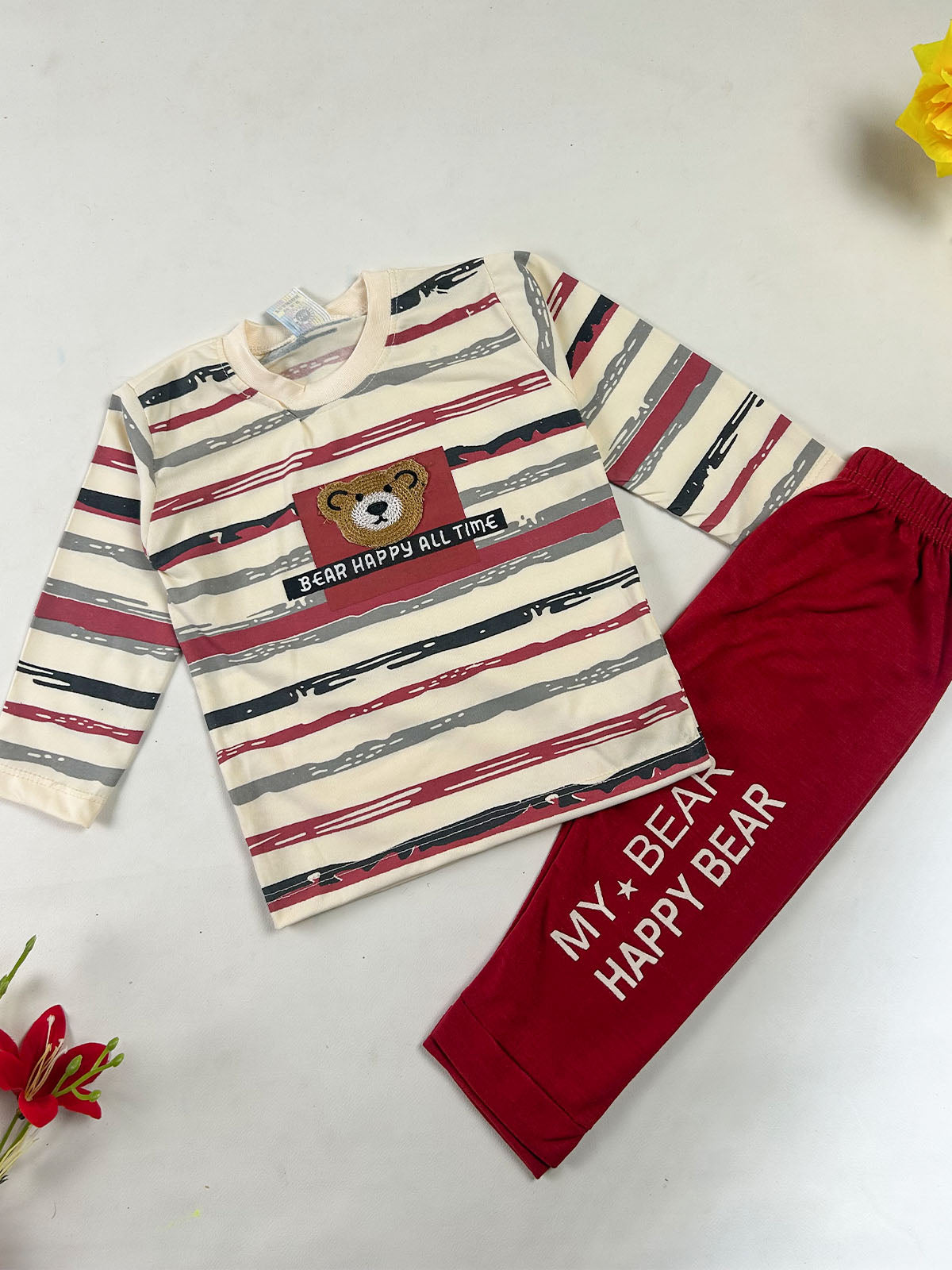 1Yr - 4Yrs Bear Red Suit For Kids BS785